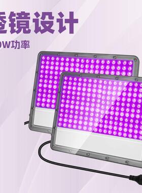 跨境 投光灯200W ＵＶ紫色 压铸铝跨境跨境电脑平板补光