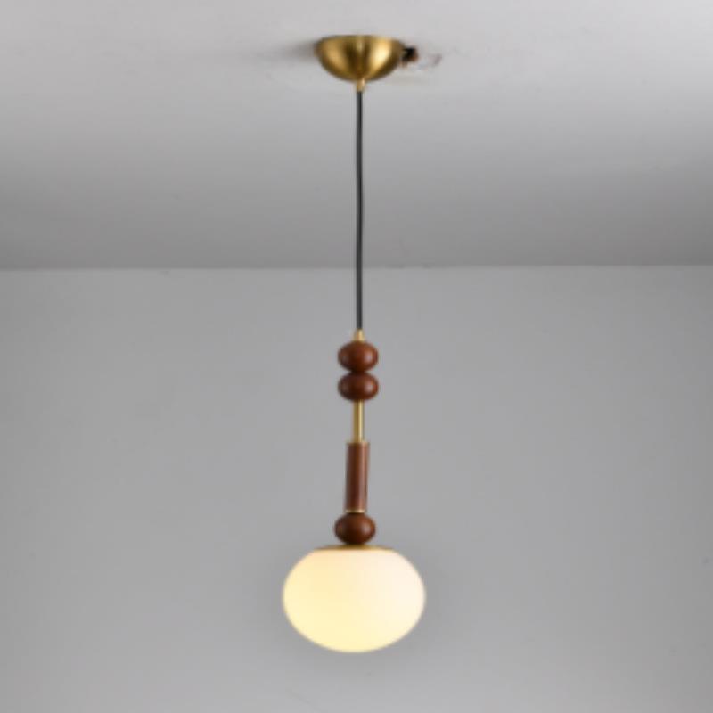 主卧床头小吊灯卧室房间法式中古奶油后现代轻奢高级感玄关吊线灯