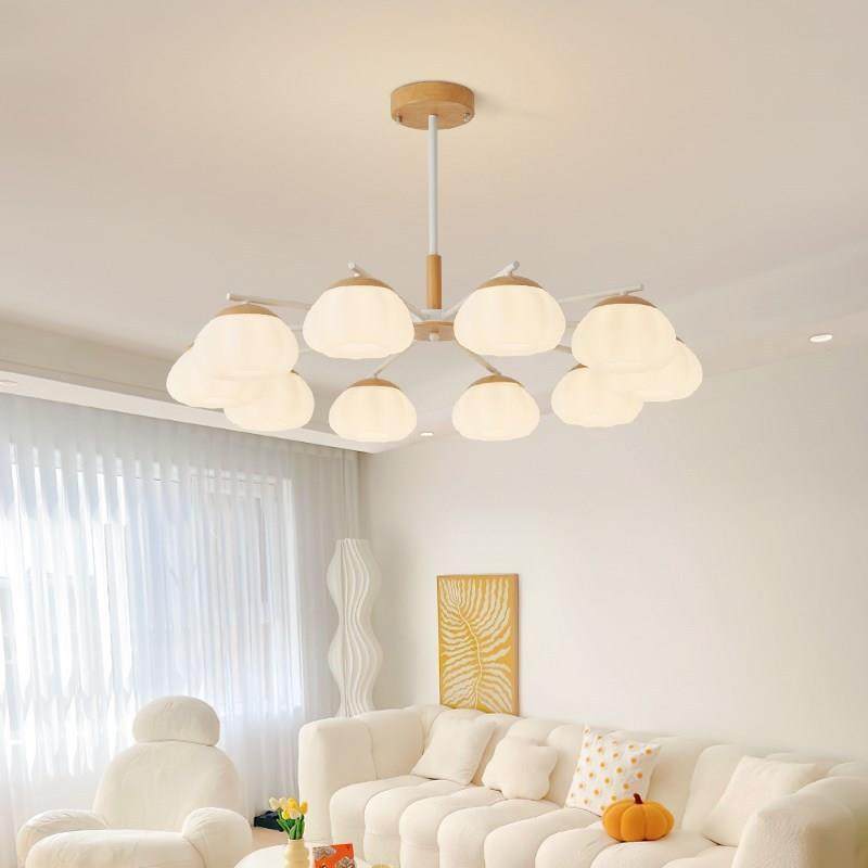 奶油风客厅灯原木风现代简约大厅主灯餐厅灯卧室泡芙吊灯中山灯具,农机/农具/农膜,播种栽苗器/地膜机,淘宝优惠券,粉丝福利购,淘宝优惠卷