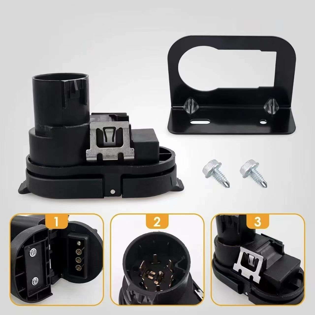 厂家直供FU5Z-14489-A FU5Z14489A 4-7拖车牵引线束改装连接器