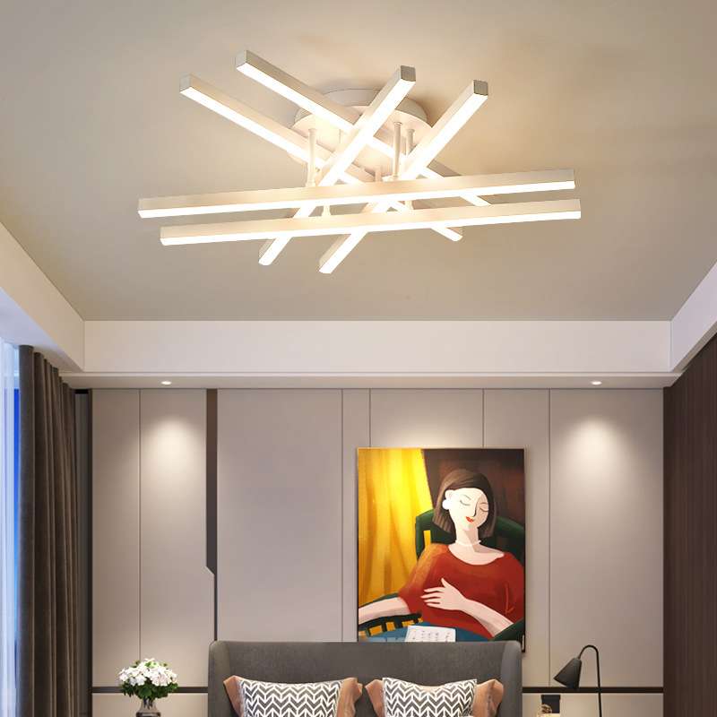 LED吸顶灯跨境直供现代简约直条灯阳台灯入户玄关灯卧室灯极简