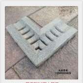 仿芝麻灰成品PC排水沟转角切割预制构件水泥仿石盖板实心混凝土