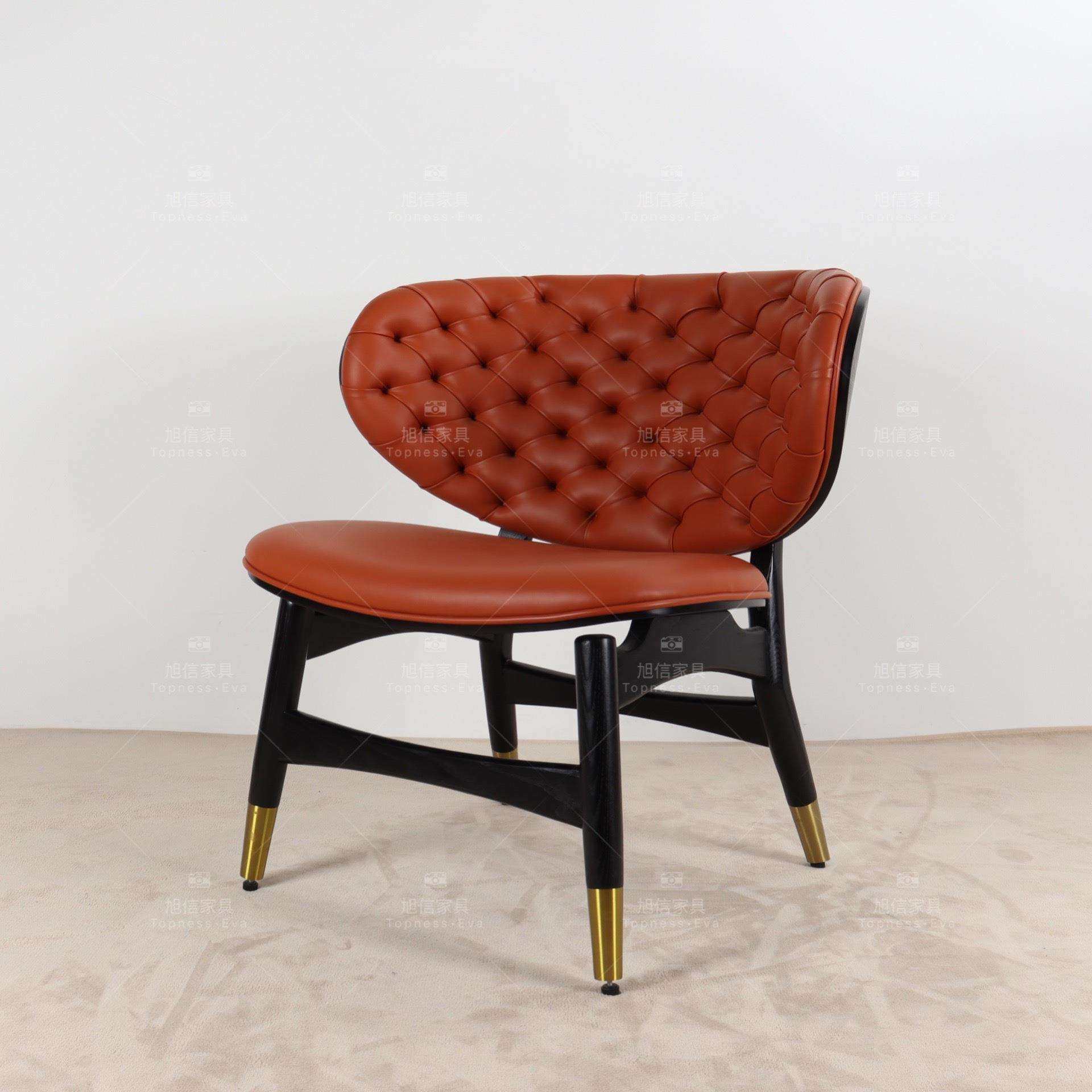 轻奢风客厅单椅设计师简约休闲沙发椅实木橙色拉扣极简单人沙发椅,农机/农具/农膜,播种栽苗器/地膜机,淘宝优惠券,粉丝福利购,淘宝优惠卷