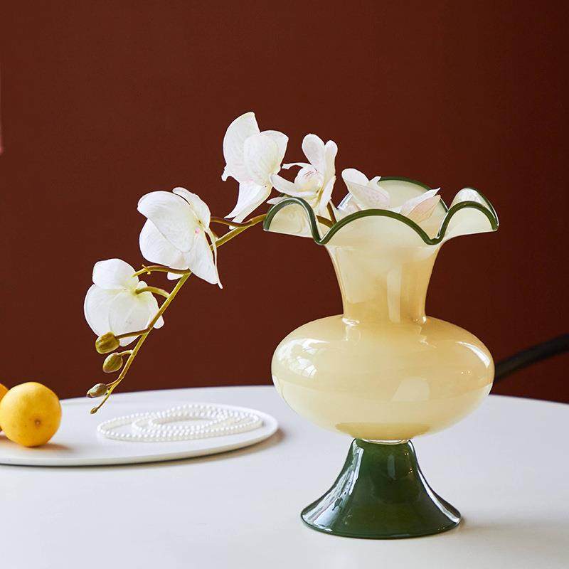 中古风芬顿琉璃花瓶客厅高级感水培鲜花摆件法式轻奢风软装工艺品,农机/农具/农膜,播种栽苗器/地膜机,淘宝优惠券,粉丝福利购,淘宝优惠卷