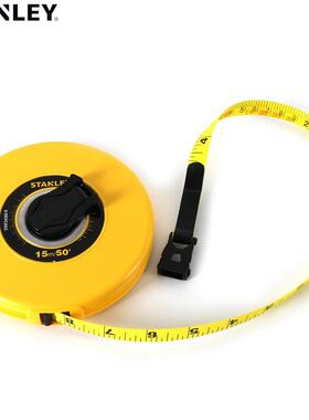 密闭式玻璃纤维公英制长卷尺皮尺15/30/50米STHT34260-8-23