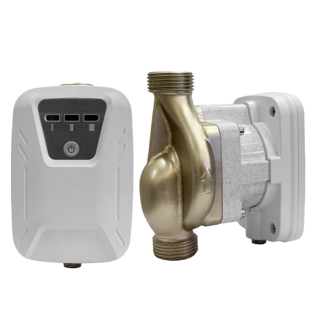 智能迷你增压热水循环泵铁泵头24V增压热水循环泵