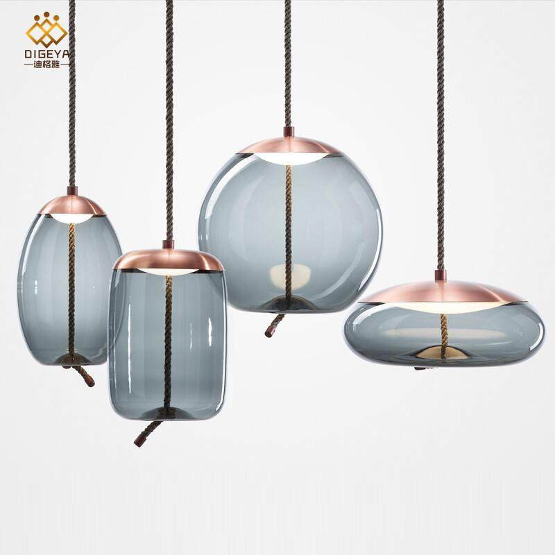 北欧后现代麻绳玻璃吊灯 餐厅橱窗吧台床头时尚创意个性组合灯具,农机/农具/农膜,播种栽苗器/地膜机,淘宝优惠券,粉丝福利购,淘宝优惠卷