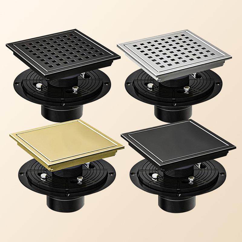 跨境亚马逊304不锈钢美式地漏防臭神器方格网隐形带法兰4in6英寸,农机/农具/农膜,播种栽苗器/地膜机,淘宝优惠券,粉丝福利购,淘宝优惠卷