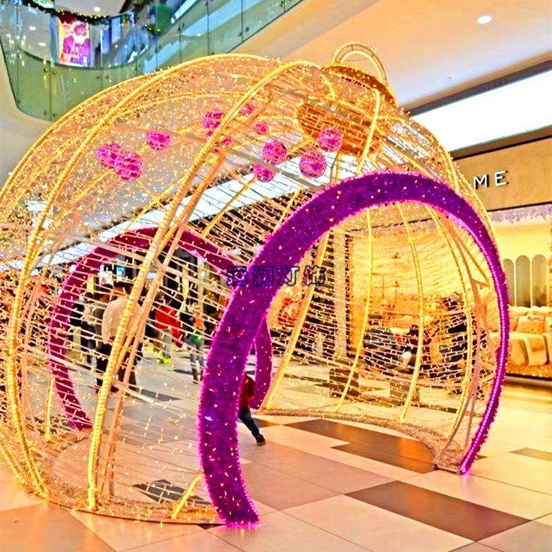 LED圆球图案 造型景观装饰灯 工程布景亮化亚克力滴胶各款式熊