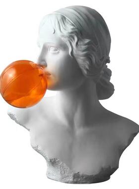 北欧创意复古维纳斯人物雕塑摆件客厅样板房艺术头像家居饰品