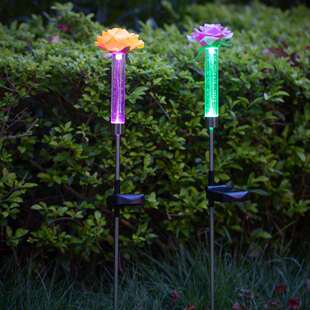 太阳能气泡灯led冰柱灯 玫瑰气泡棒组合地插灯彩光LED户外草坪灯