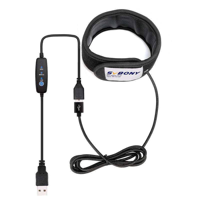 SVBONY SV172 望远镜头除雾发热带24/32/40cm三挡温度可调 跨境