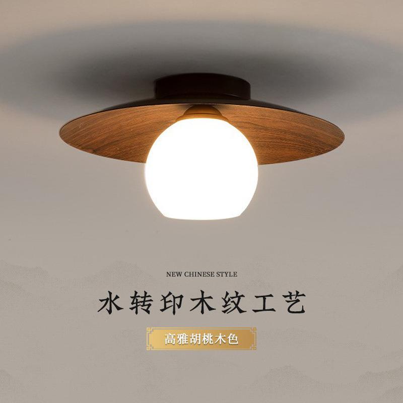 新中式现代简约走廊过道玄关灯入户阳台吸顶灯衣帽间灯楼梯间中山