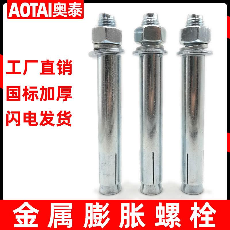 金属膨胀螺栓 镀锌膨胀螺丝 拉爆大头非标市场标外膨胀栓 M6M8M10