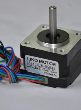 LIKO35两相步进电机 35BYGH28-0504A 机身28 部分现货