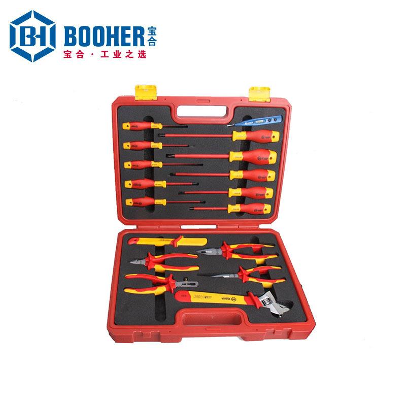 Booher宝合工具 17件VDE绝缘综合维修工具组套 0200319CH