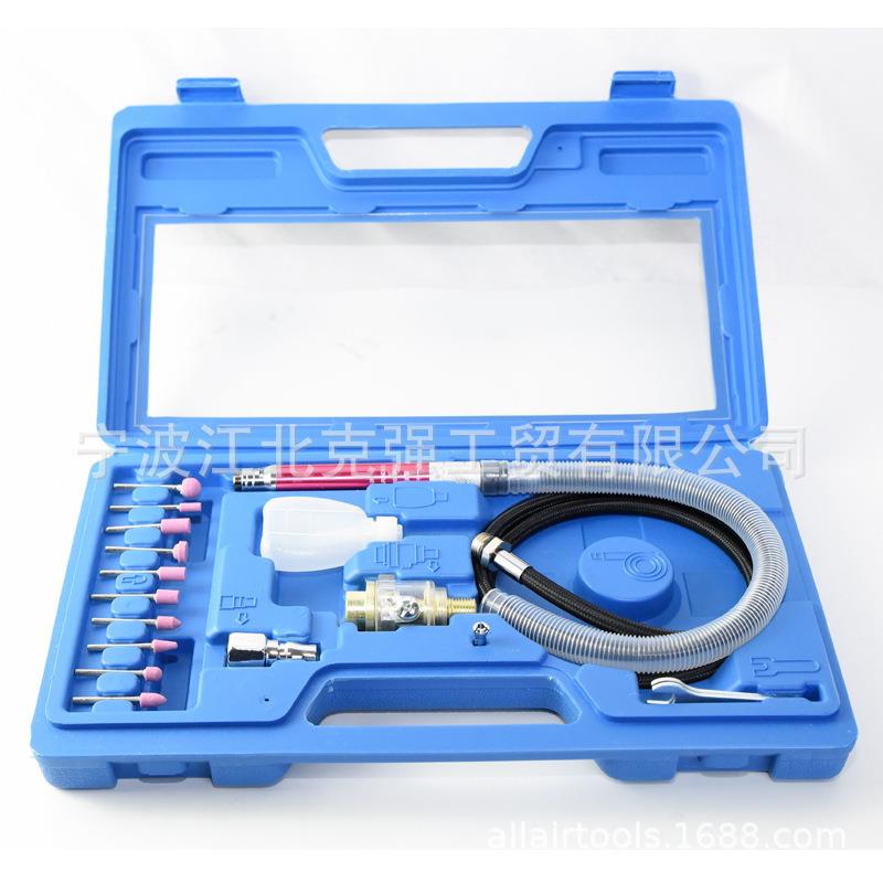 17PCS刻磨笔套装 风磨笔 气动打磨机 直磨机雕刻笔刻带磨头磨笔