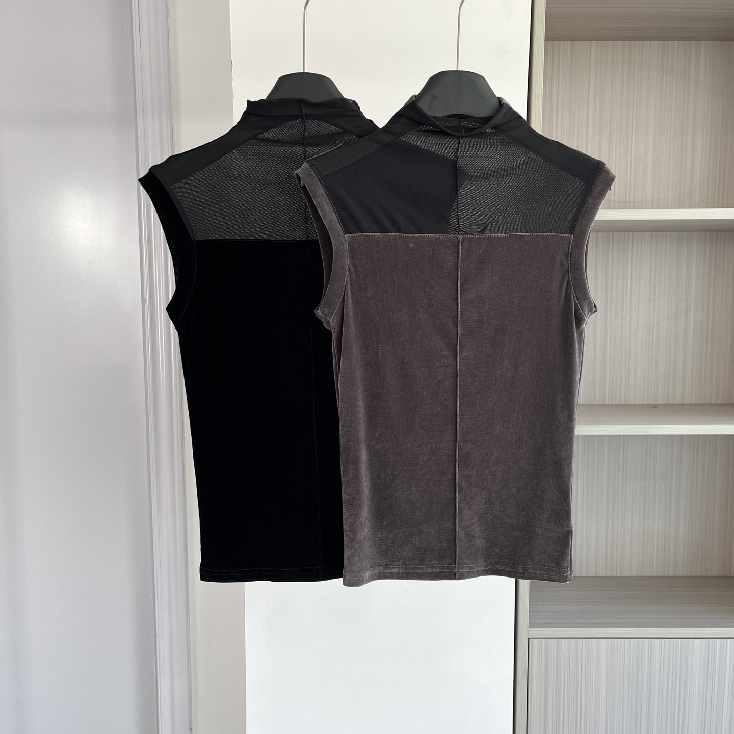 欧货美式半高领无袖背心女2026春季修身显瘦打底衫高级感上衣,女装/女士精品,背心吊带,淘宝优惠券,粉丝福利购,淘宝优惠卷