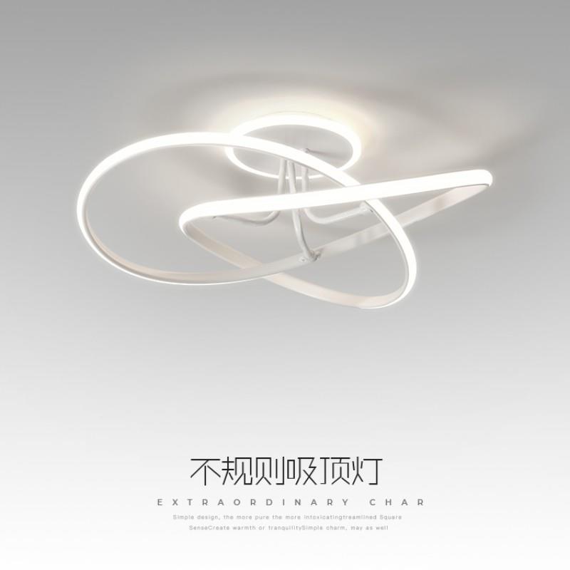 现代极简设计师款个性异型线条卧室吸顶灯北欧艺术客厅餐厅玄关灯