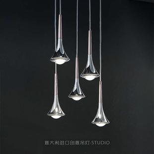 北欧现代简约流星雨创意餐厅吧台吊灯客厅设计师楼梯间跃层吊灯