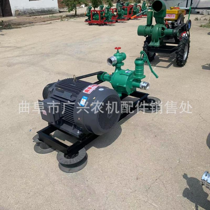 轮高扬程3寸双离心泵ZMC150泵米喷灌机增压 叶抗旱浇地柴油离心泵