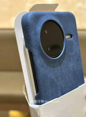 拓行侠新款适用红米K80手机壳可水洗牛仔布纹保护套RedmiK80pro半包防滑小米K80/K70小众蓝15散热硬壳14/13女