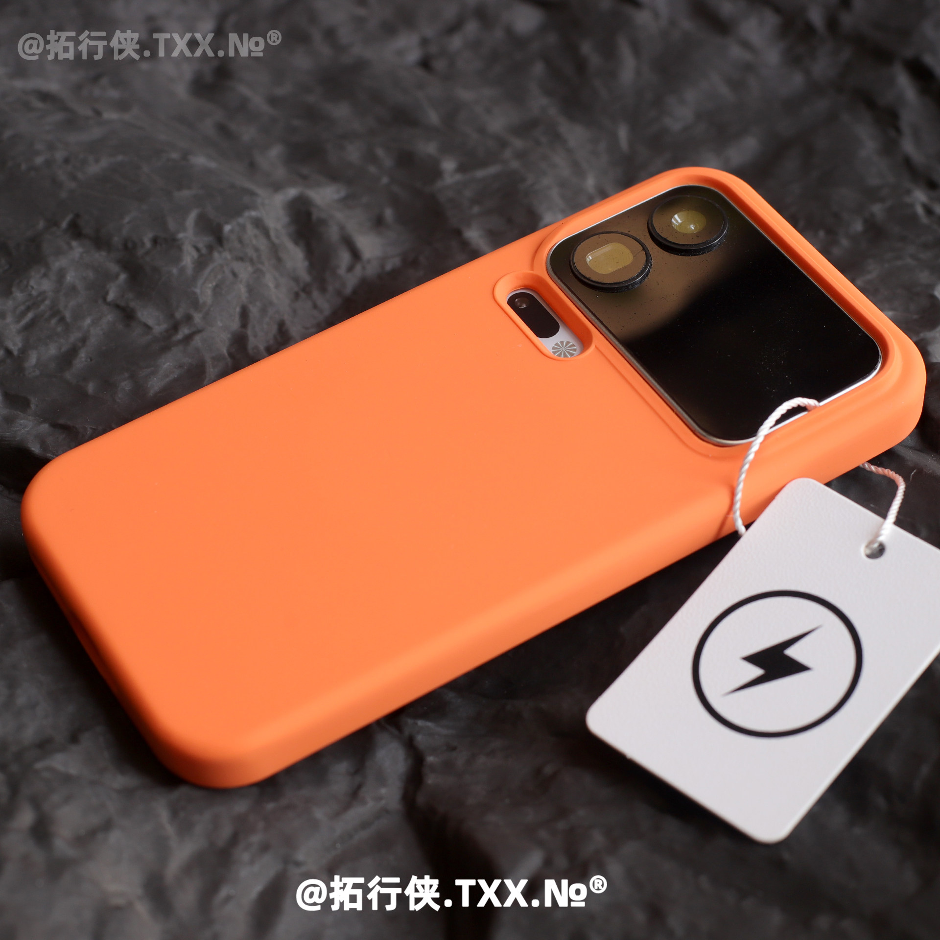 拓行侠【真液态】适用Xiaomi小米17pro手机壳内置强力磁吸外壳17promax保护套软硅胶橡皮擦感时尚橙色ins男女