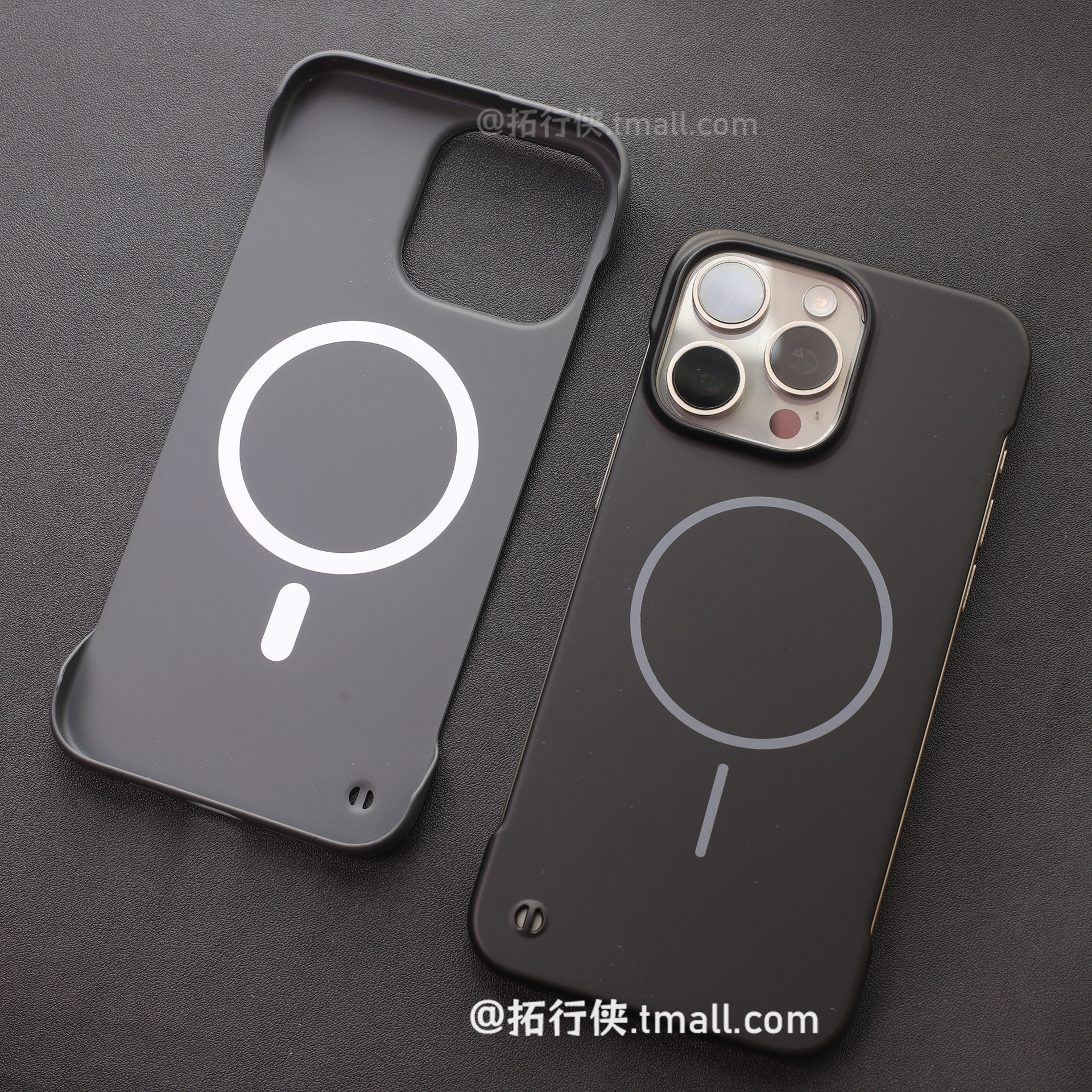 新品Magsafe磁吸充电手机壳适用iphone苹果17半包超薄外壳16e/15ProMax磨砂黑色裸感14Plus/13纯色无边框12男