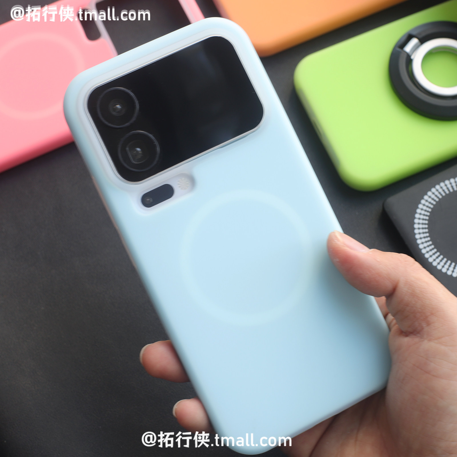 天空蓝ins小清新适用小米18pro手机壳Xiaomi18promax磁吸保护套果冻软糯液态硅胶全包防摔17PM亲肤感防污外壳