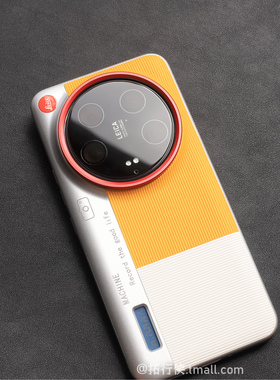 新品素皮相机壳适用小米14Ultra手机壳17Ultra黄白色拼接创意保护套全包15U条纹13Ultra时尚红圈镜框潮男女2U