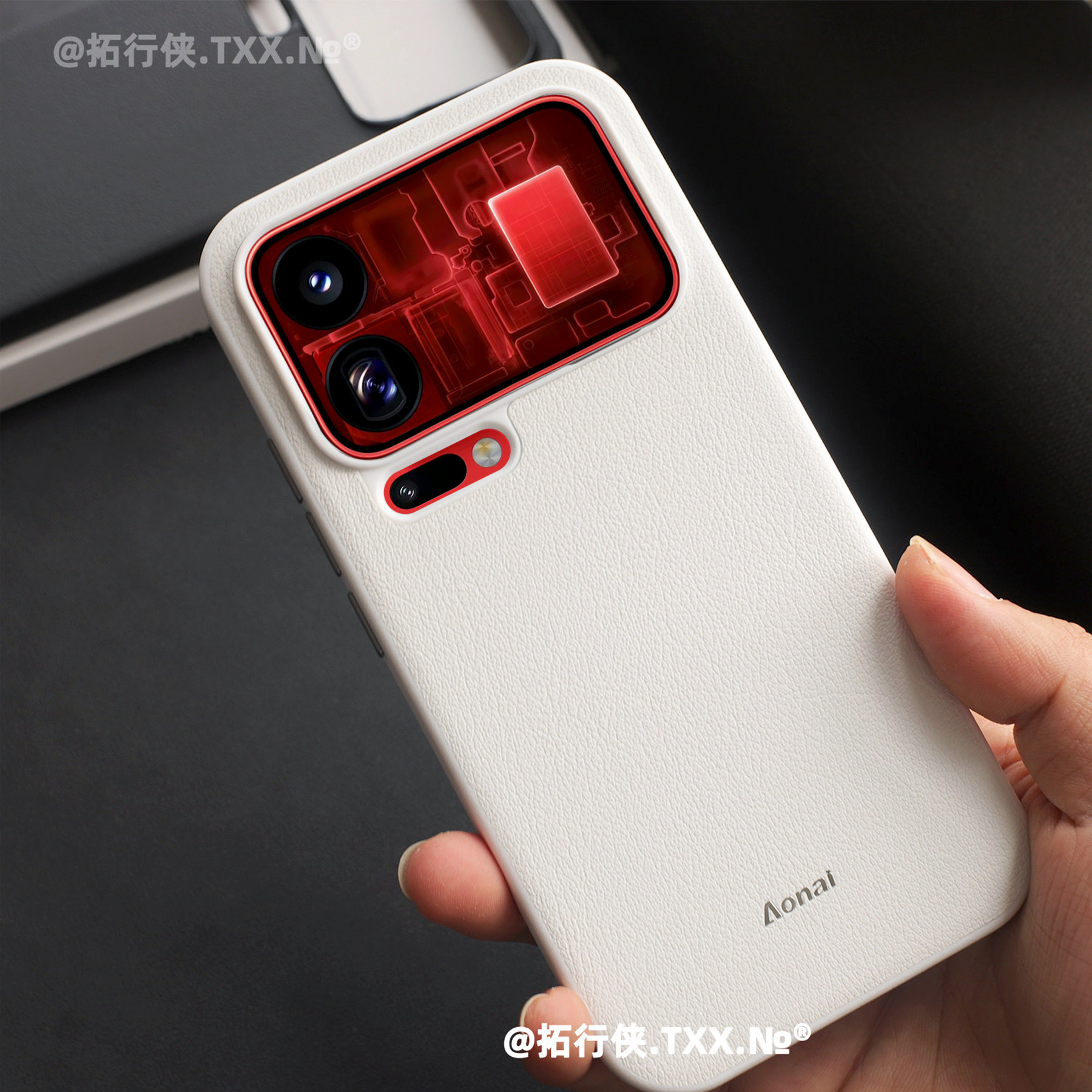高级白色【优甲素皮抗指纹】适用小米18Pro手机壳皮革纹防汗Xiaomi18ProMax保护套软边防滑小米17pro超薄新款