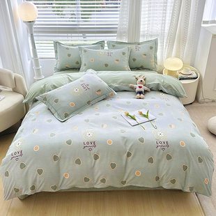 被套床单四件套件床上用品被套床单 FUANANFANGZHI春夏新款