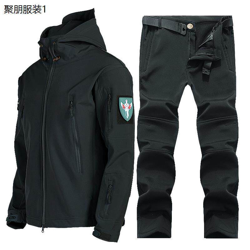 冲锋衣男冬季防寒外套三合一