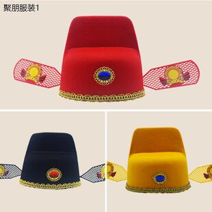 成人儿童乌纱帽新郎官帽戏曲帽子状元帽子道具古装帽古代秀才帽