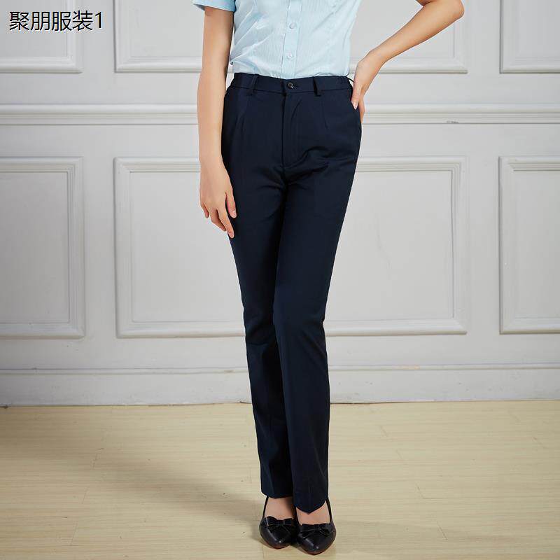 邮政春夏新款工作服女西裤储