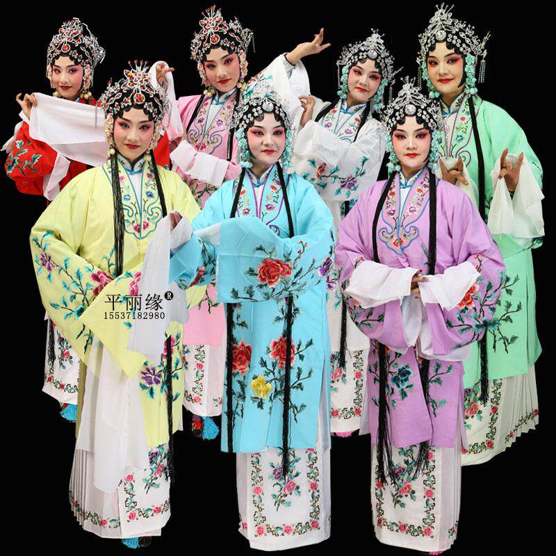 京剧花旦对披戏曲古装戏