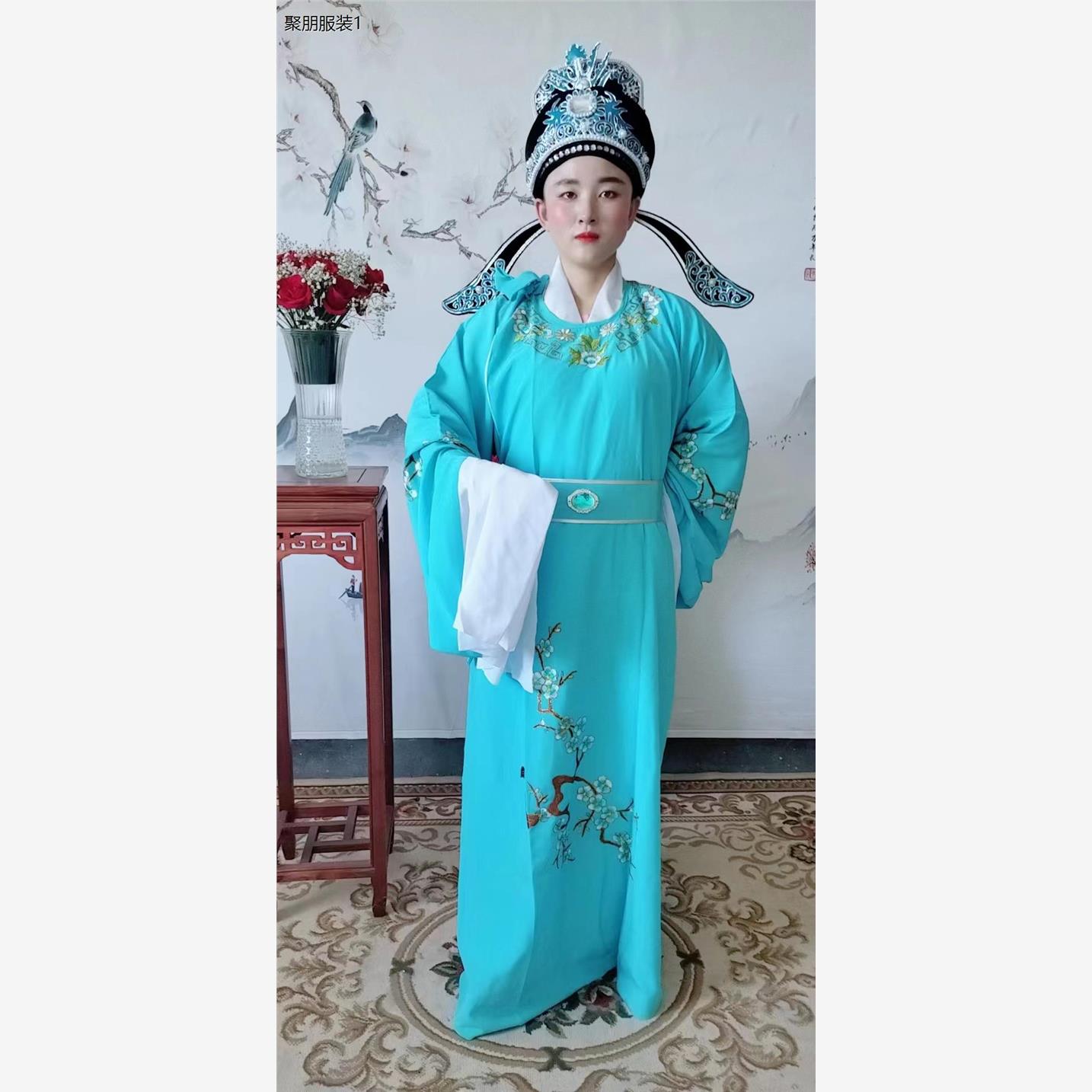 越剧小生帽子戏曲古装软