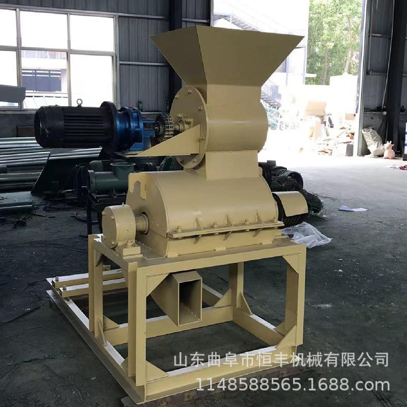 安徽酒糟稻壳半湿物料粉碎机有机肥卧式粉碎机高湿物料粉碎机