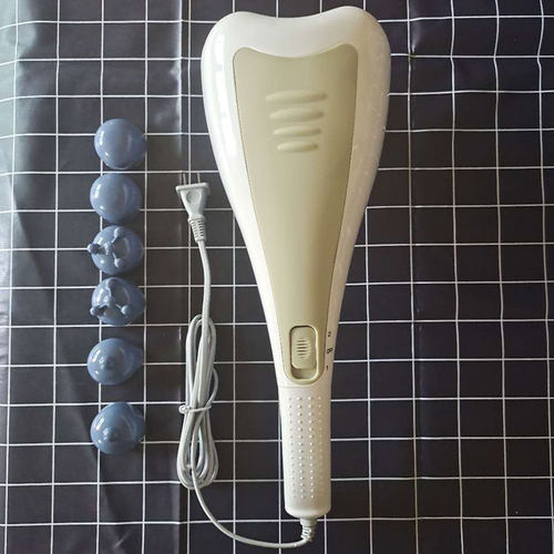 双头按摩器多功能棒颈椎仪小型手动捶手持式电震动锤腰部腿部全身