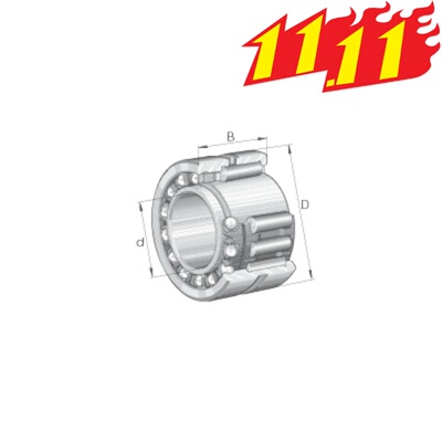 INA NKIA5902滚针/角接触球轴承内15mm外28mm厚18mm