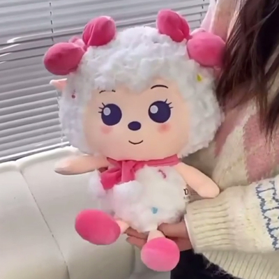 网红正版懒羊羊娃娃毛绒玩偶喜羊羊公仔抱枕儿童玩具生日礼物男生