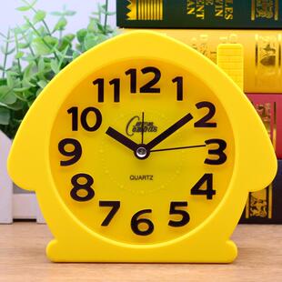 康巴丝清晰大字体静音简约坐挂两用小闹钟学生床头桌面小钟表