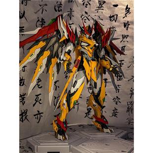 魔改金属摩动核拼装模型盲盒敖丙白起改吕布干将高达曹仁机甲手办