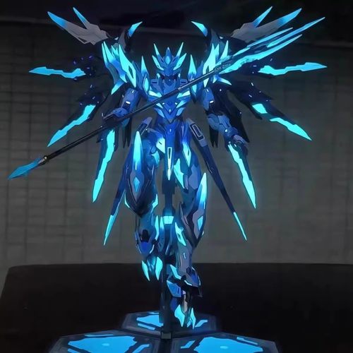 魔动核高达拼装机甲模型敖丙赵云哪咤白起曹仁吕布盲盒手办福袋