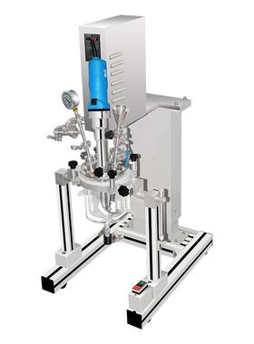 沪析HR-2L实验室真空乳化反应釜500ml搅拌量1000-2000ml乳化量