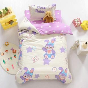 纯棉幼儿园被子三件套宝宝儿童入园午睡被褥含芯六件套棉被夏季款