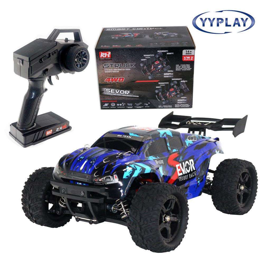 雷魔1/16四驱大脚碳刷越野高速车RC电动遥控车模型儿童玩具