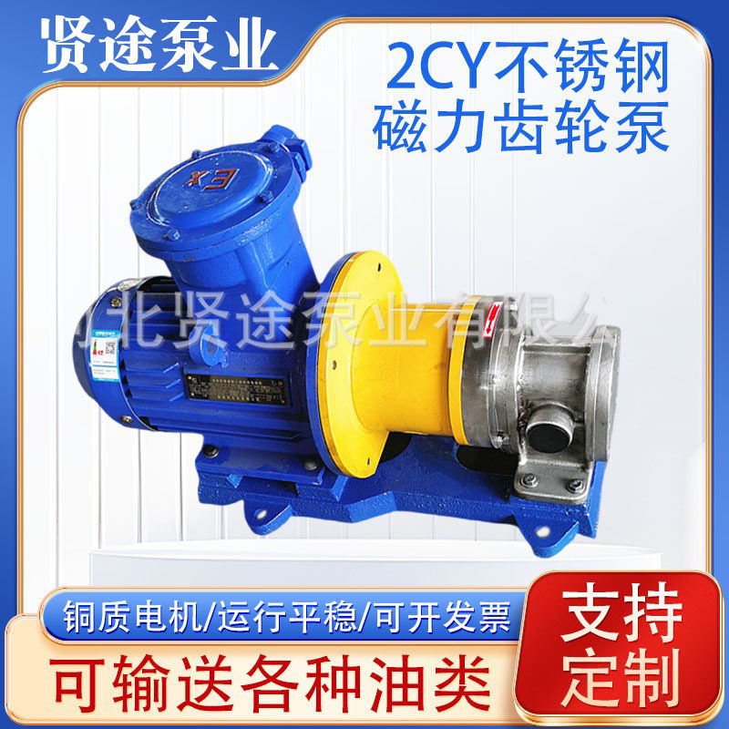 2CY不锈钢磁力齿轮泵2025