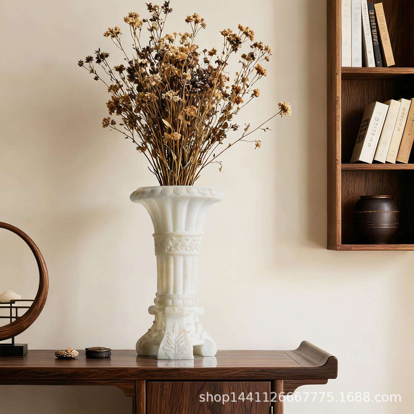 复古摆件欧式花园庭院婚庆别墅客厅展示台布置道具户外花器装饰