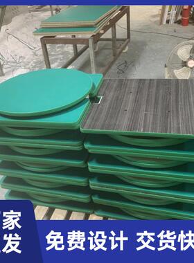 圆盘旋转双层工装板倍速链流水线工作台面板绿色防静电台面板
